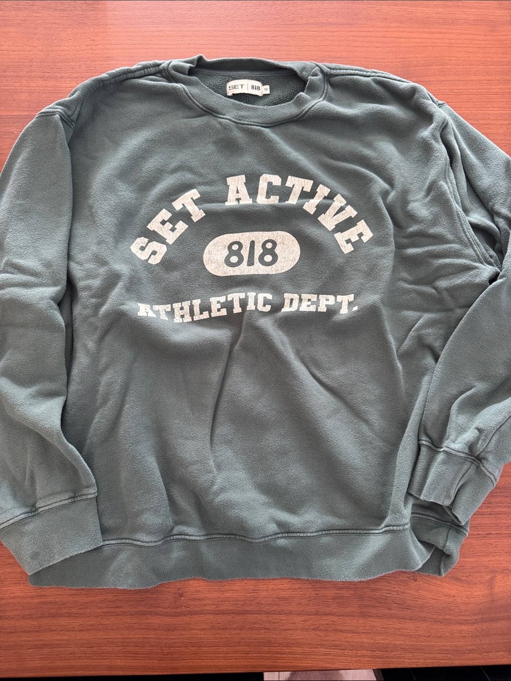 SET Active x 818 Collab - Forest Green Crewneck Sweatshirt